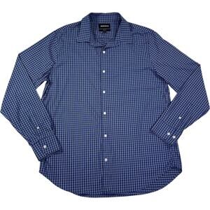 Bonobos Button Up Shirt Blue Standard Fit Men's XL Long Lightweight Airy Smart